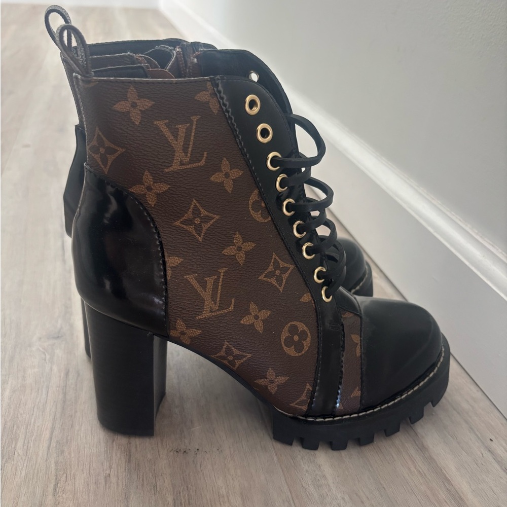 LV Monogram Ankle Boots